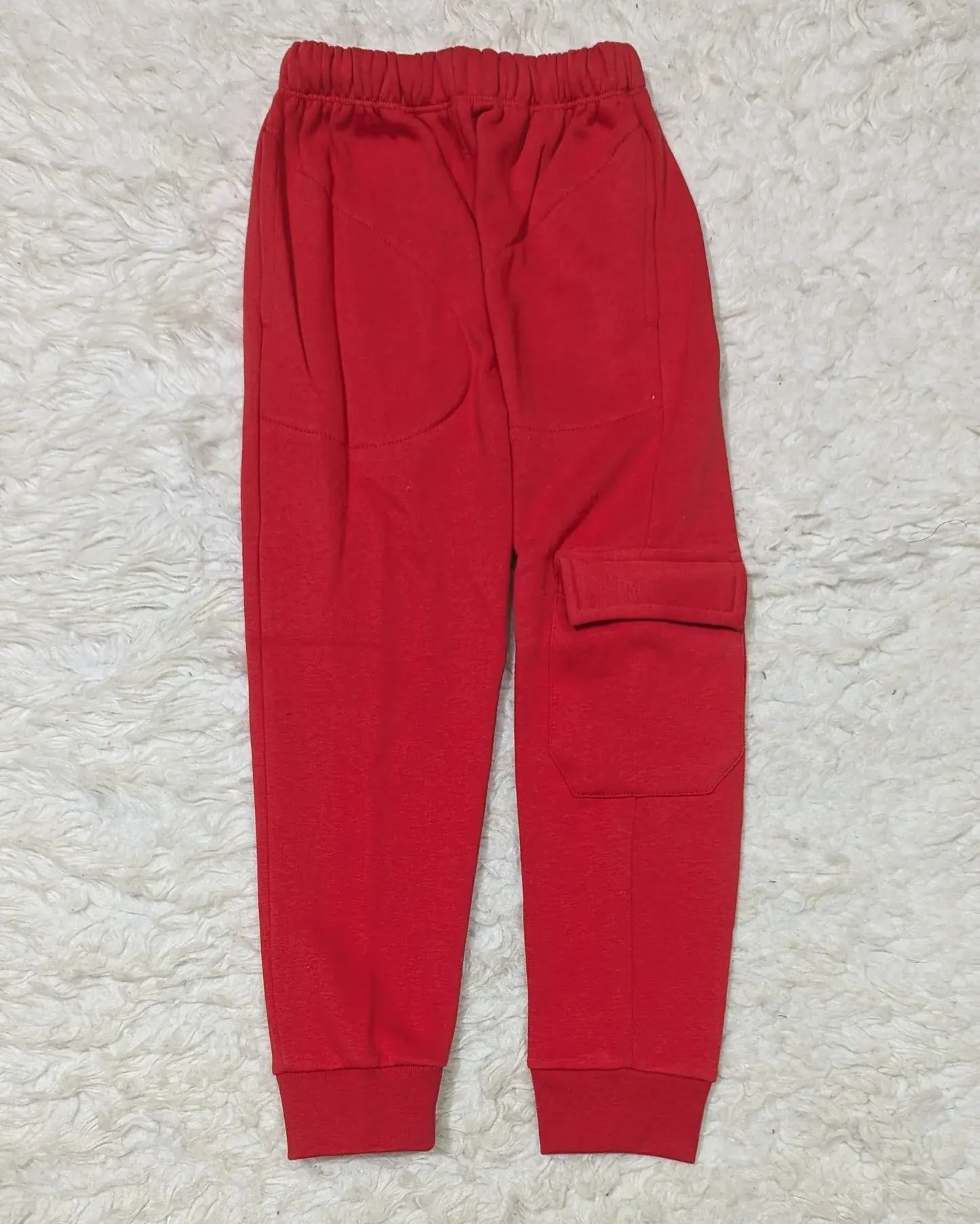 Red Floral Sweatshirt & Jogger Set