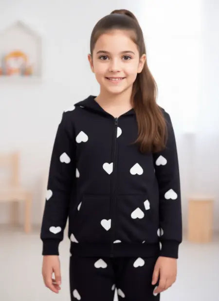 Heart Pop Hoodie Tracksuit