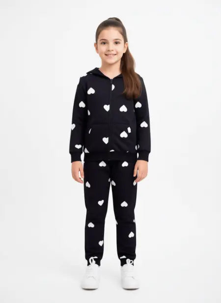 Heart Pop Hoodie Tracksuit