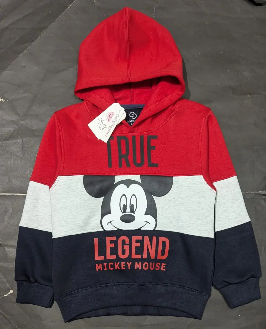 Kids “True Legend” Mickey Mouse Hoodie & Jogger Set
